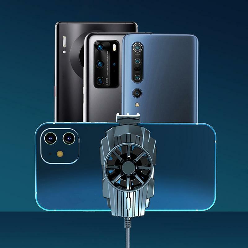 Mobile Phone Live Broadcast Gaming Radiator Back Clamp Cooler Cooling Fan Holder