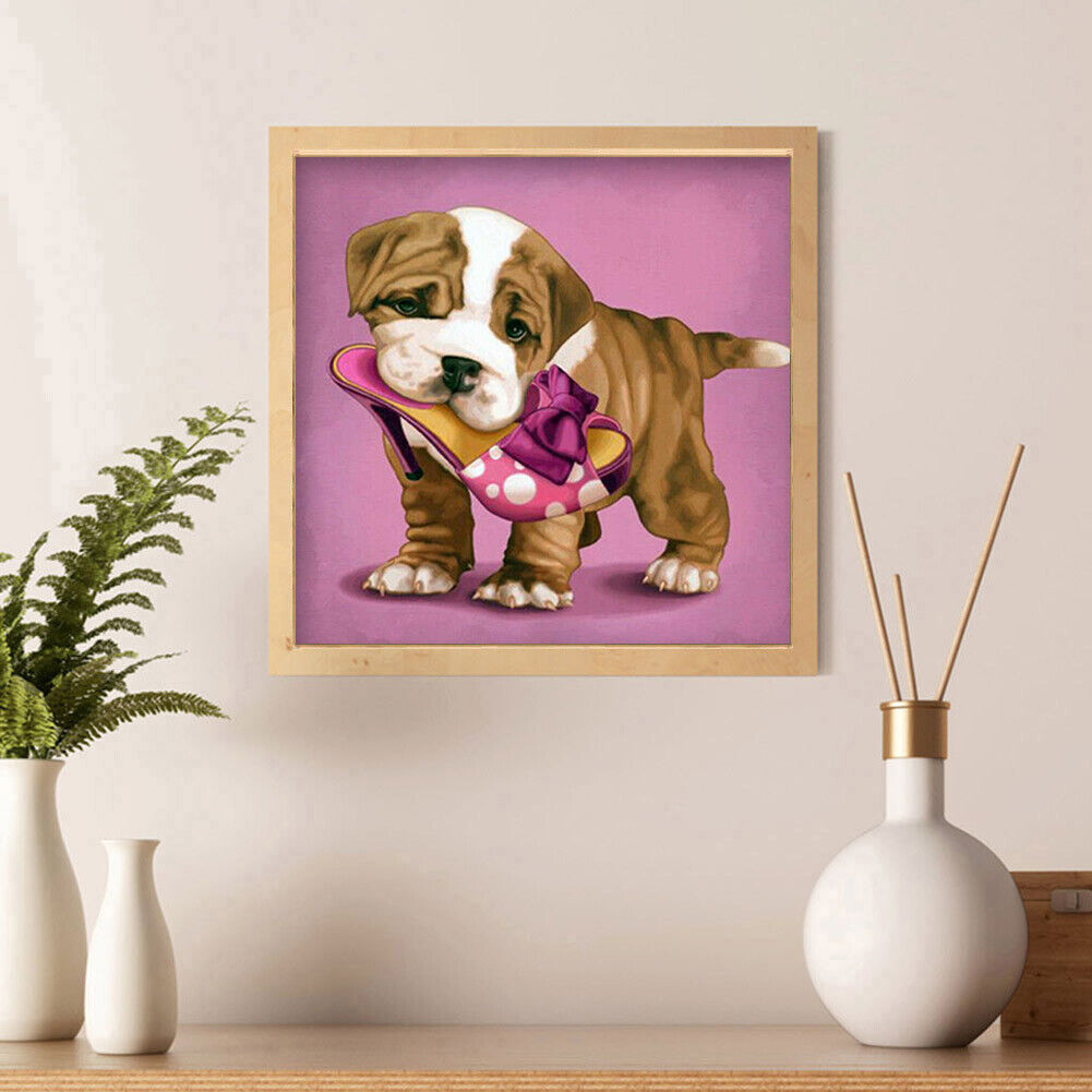 Cartoon Dog Full Drill Round Diamond Painting Mosaic for Bead Art (A2155)
