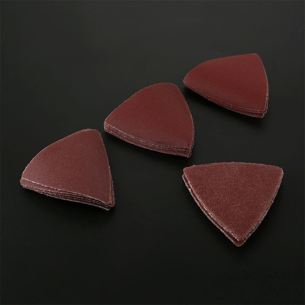 32x Grit 60 120 180 240 Triangular Sanding Sheet Sandpaper Abrasive Grinder Tool