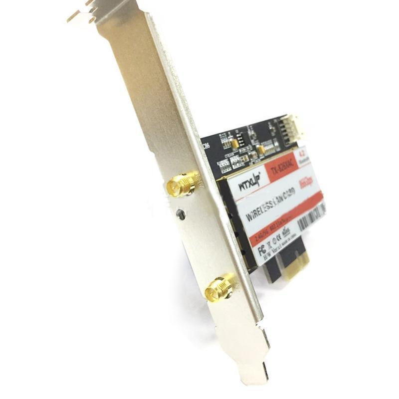 PCIE WiFi Desktop Kit 8265AC Expands WiFi 2.4G/5GHz BT 4.2 Dual Band + Antenna