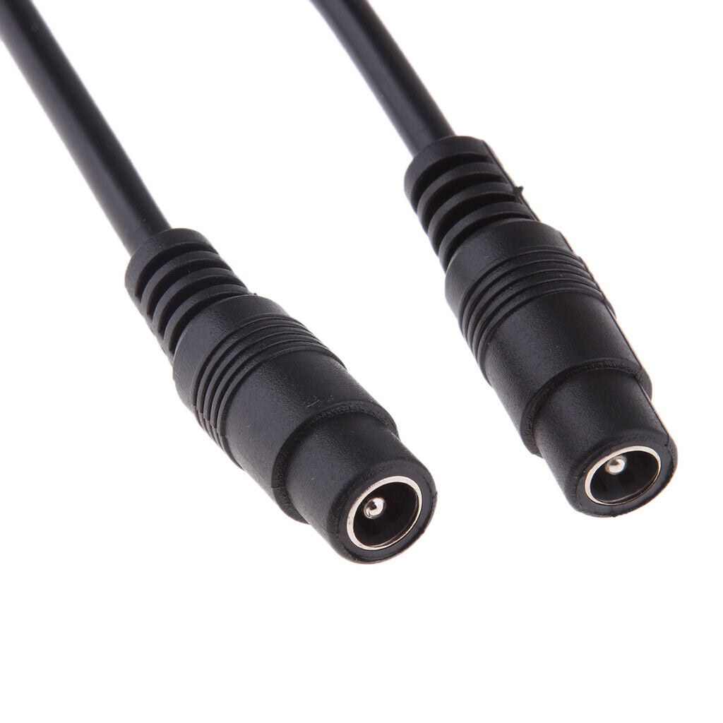 2pcs DC  5.5x2.1mm Fe to 5.5x2.5mm  Adapter Cable Right Angle