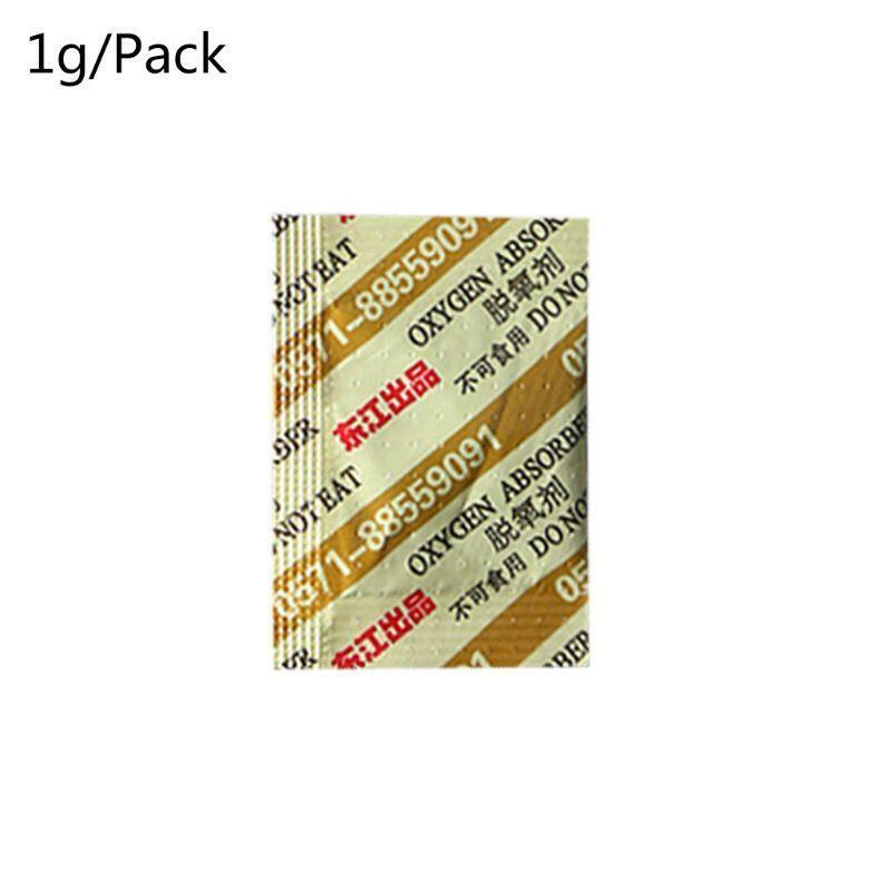 100Bags Deoxidant 30cc Oxygen Absorbers for Mooncake Long Term Food Storage CO2