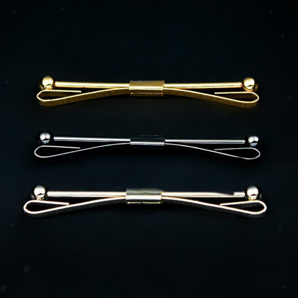 Tie Collar Pin Necktie Shirt Clip Bar Brooch Formal Suit Jewelry Gifts 6.2cm