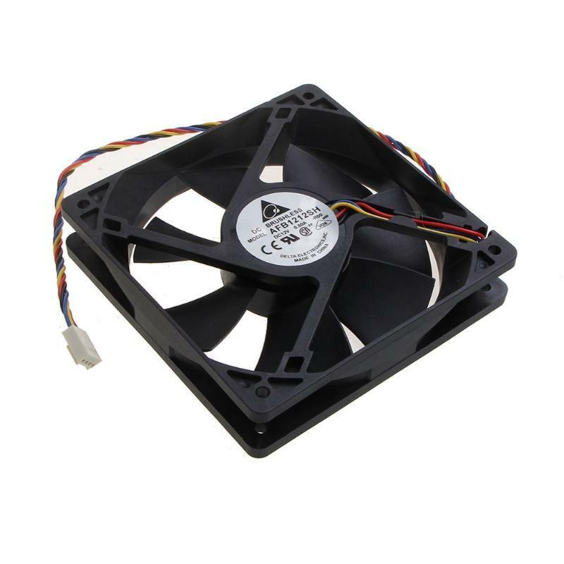 12x12x2.5cm Cooling Fan Replacement for AFB1212SH High 3400CFM 4Pin 4Wire Cooler