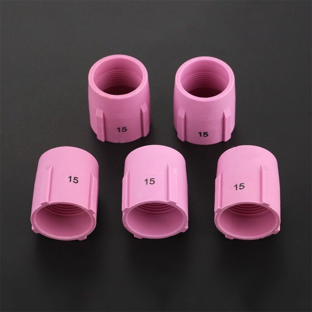 TIG Welding Alumina Ceramic Cup Collet Body Back Cap for WP9/17/18/20/26 Torch