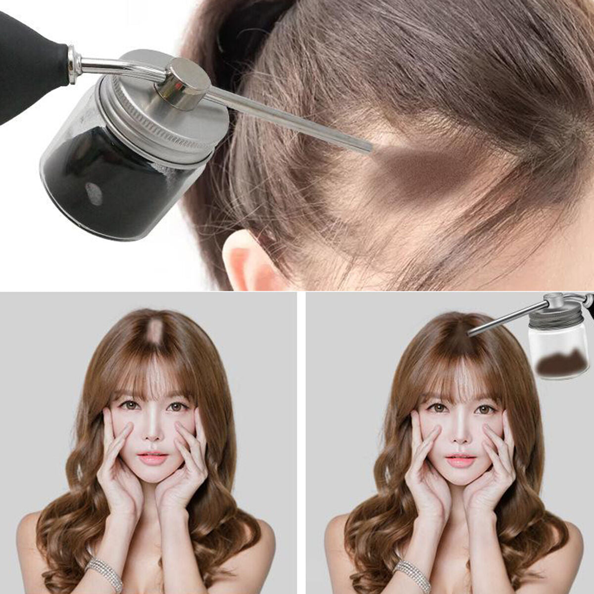 Talc Powder Blower Puffer Barbers Hairdressers Talcum Bottle Hair Salon