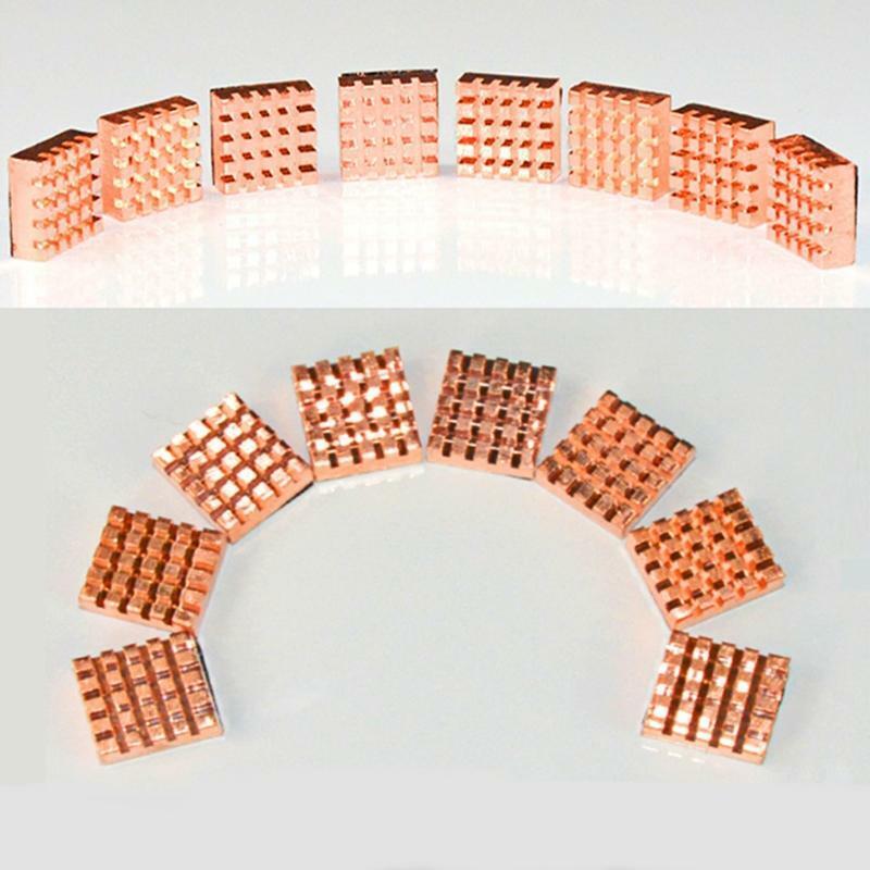 Pure Copper Heatsink PC Memory Cooler with High Performance Thermal Adhesive