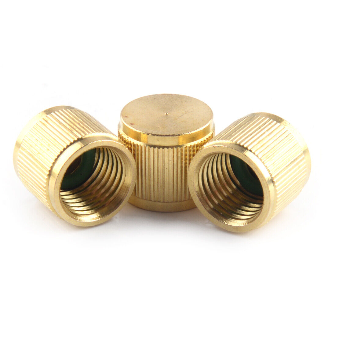 HVAC Refrigerant Charging Hose Core Caps Repair Kit w/ 1/4&3/8 Gaskets