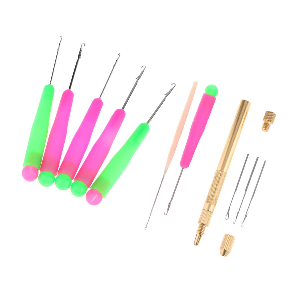 Dreadlocks Micro Braids DIY Weaving Braiding Bent Latch Crochet Hooks