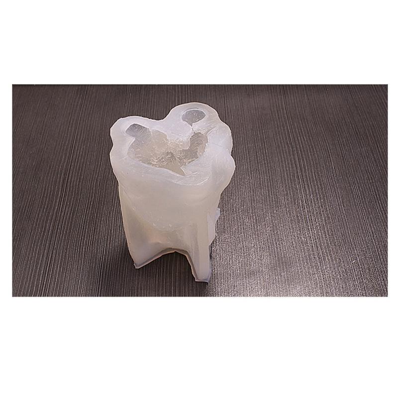Silicone Gypsum Mold Plaster Mold Dog Shape Epoxy Casting Mold for DIY Craft