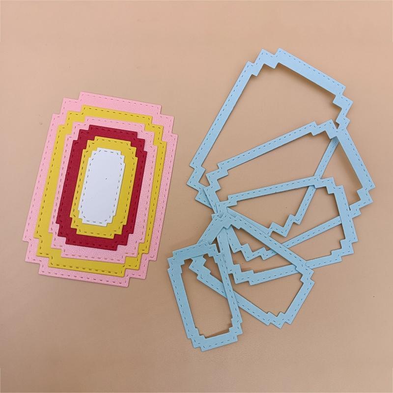 Frame Metal Cutting Dies Stencil Scrapbooking DIY Album Stamp Paper Card