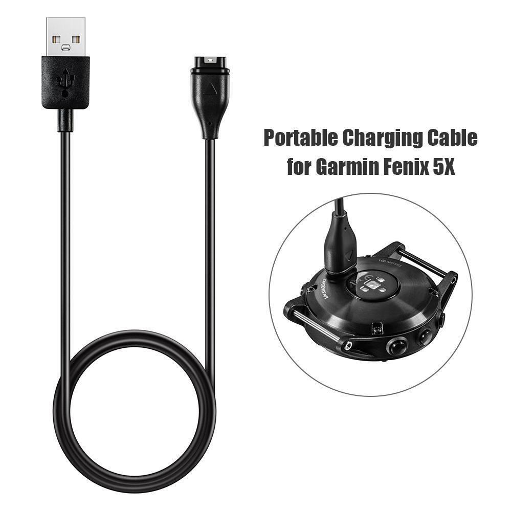 1m USB Charging Cable Charger for Garmin Fenix 6S 6 5 Plus 5X Vivoactive 3