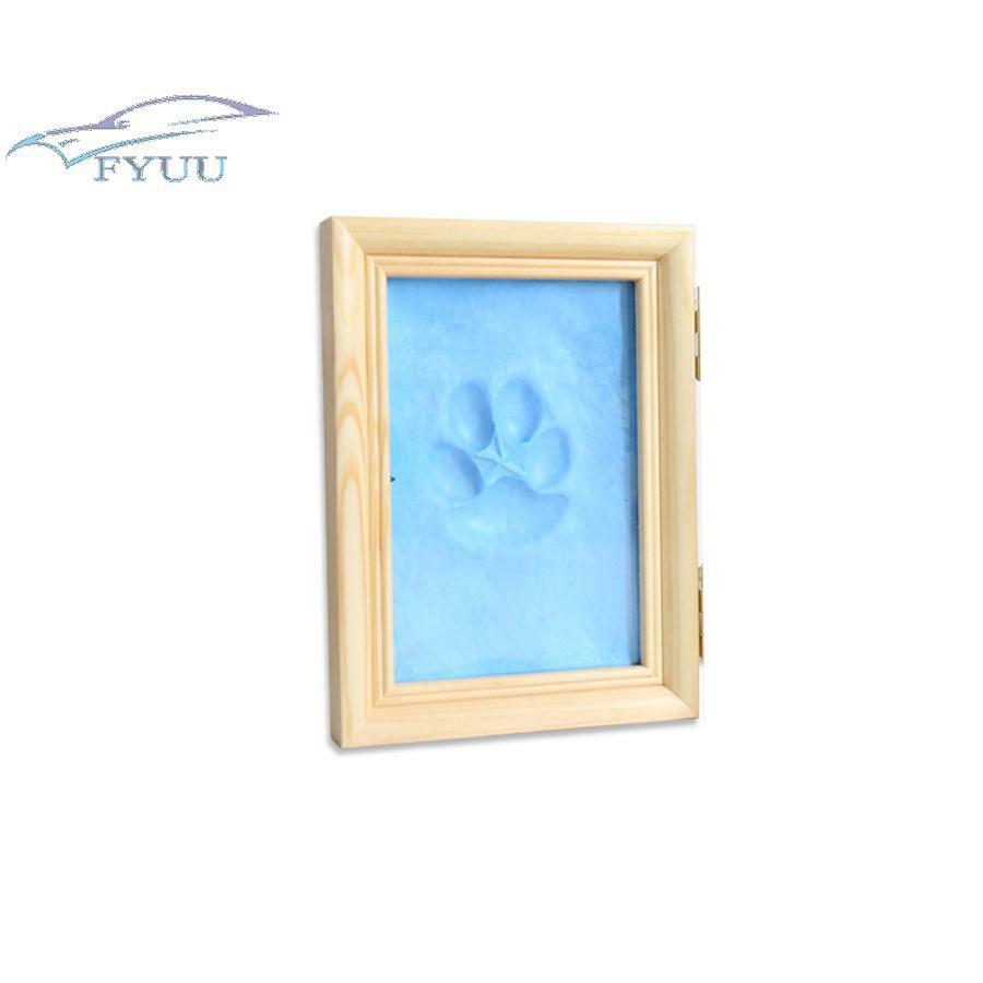 Personalised Dog Memorial Photo Frame Gift Engraved Pet paw print Universal NEW