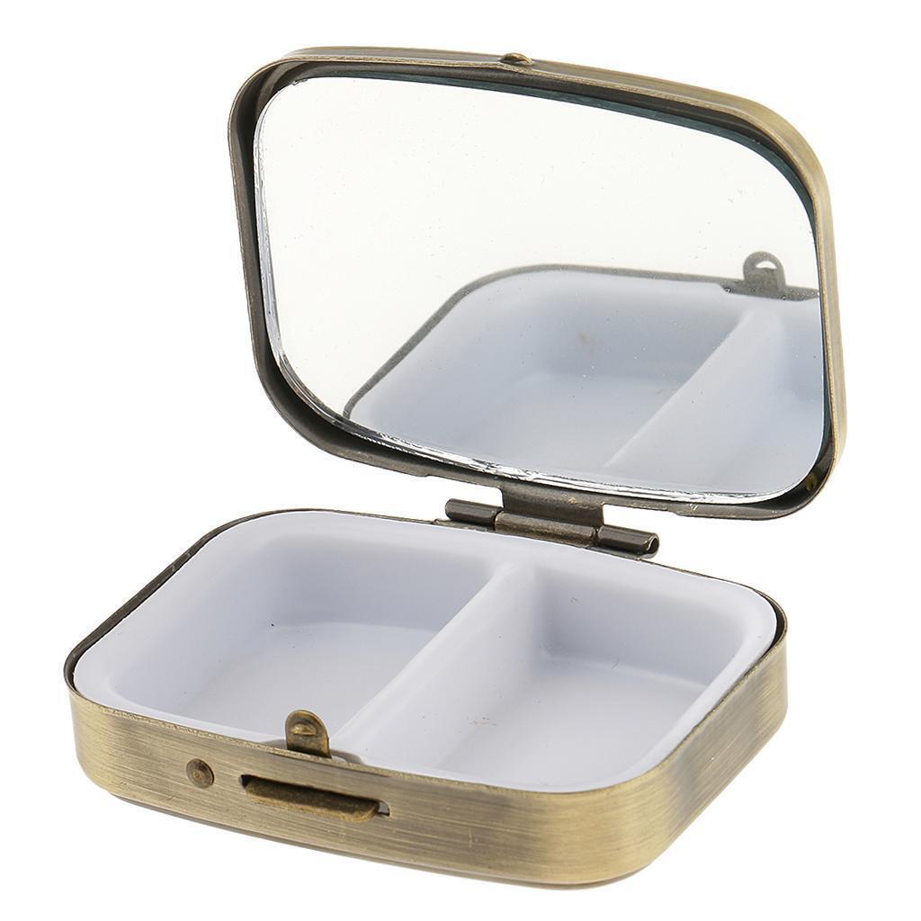 Travel Portable Vitamin Organizer Medicine Tablet Box Trinket Storage Case
