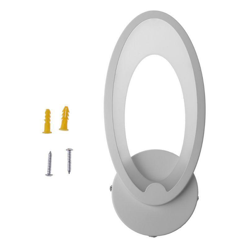 LED Light Modern Wall Lamp Acrylic Sconce 12W AC90-260V Oval Shape Indoor Living