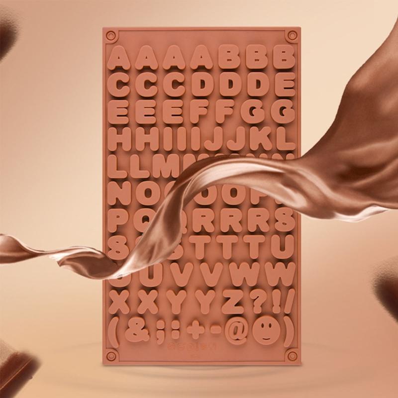Letters Theme Molds for Chocolate Candy or Fondant Cake Decorating Tools Gift