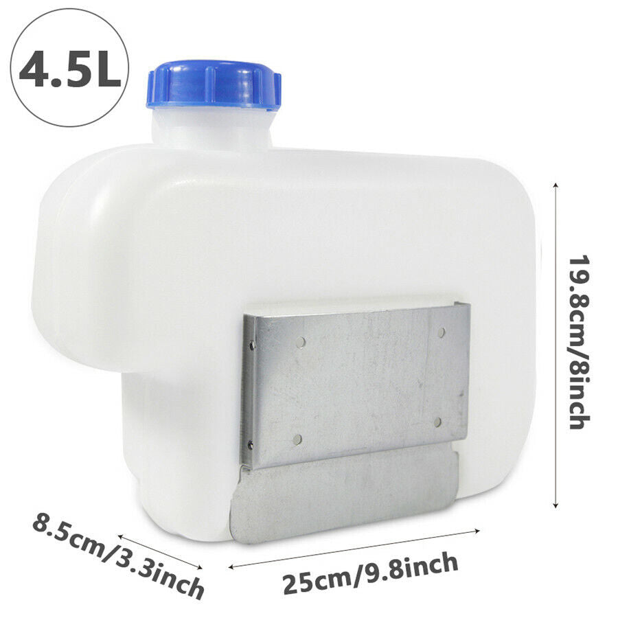 4.5L Plastic Fuel Tank 9.8*8*3.3'' For Car Air Parking Heater Car Spare Oil Tank