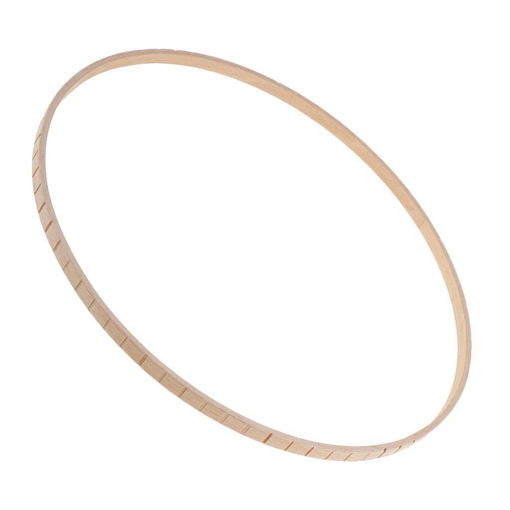 Round Wooden Knitting Loom  Weaving Tool for Handmade Wall Hanging