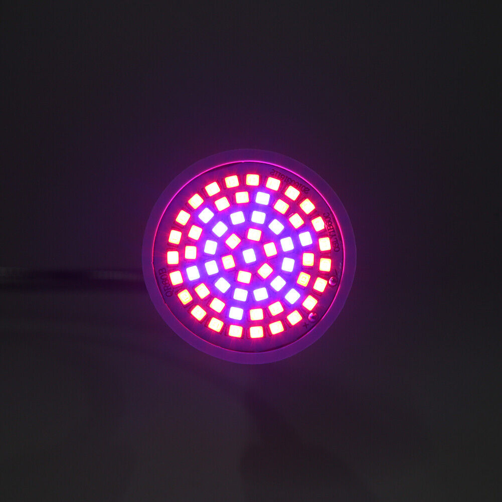 80 LED E27 Plant Growth Light Indoor Hydroponic Flowers Seedlings Grow Bulb