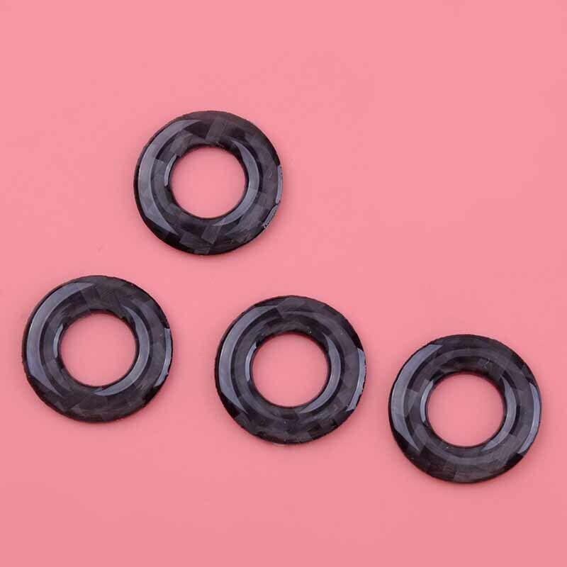 4x Carbon Fiber Interior Door Lock Pins Cover Trim Fit For Dodge Charger 2011-14
