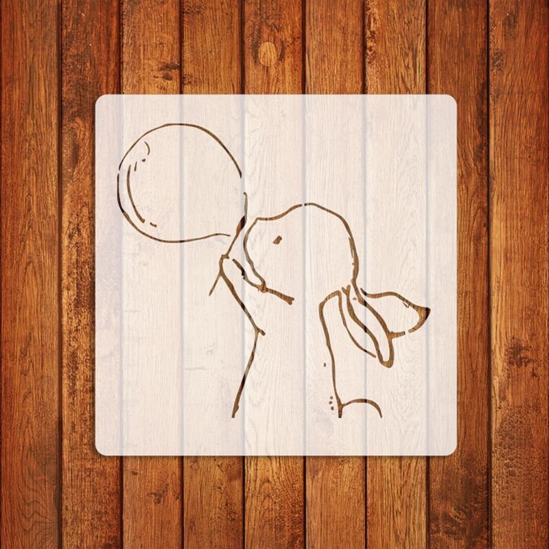 9Pcs Animal Stencils Set Graffiti Template Tools for Wood Canva Metal Furniture