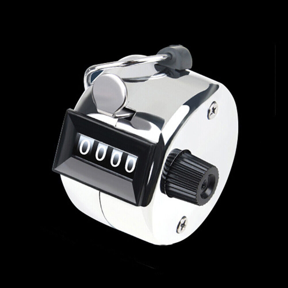 4 Digit Number Manual Mini Tally Counter Mechanical Clicker (Plastic Knob)