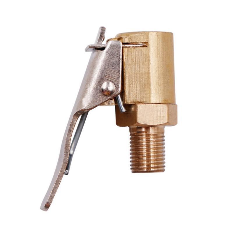 Heavy Duty Air Chuck with Clip Closed Flow Tire Car Inflator Gauge Compressor