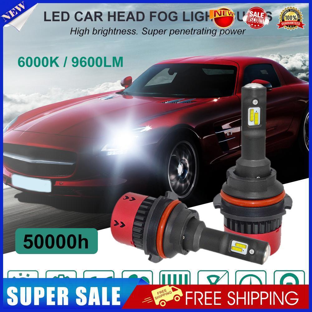 2pcs 9004 High Low DC 11-30V 6000K 4800LM 35W LED Car Fog Head Lamp Bulbs-1