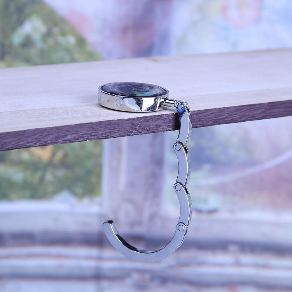 Portable Foldable Bag Purse Hook Bag Hanger Hook Table Handbag Holder