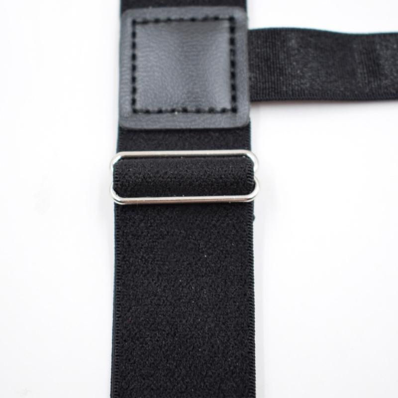 2Pcs/Set Mens Shirt Stays Holder Non-slip Locking Clamps Elastic Leg Suspenders