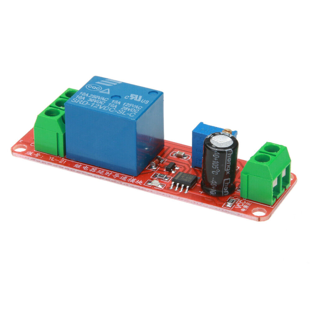 5pcs DC 12V Delay Relay Shield NE555 Timer Switch Adjustable Module