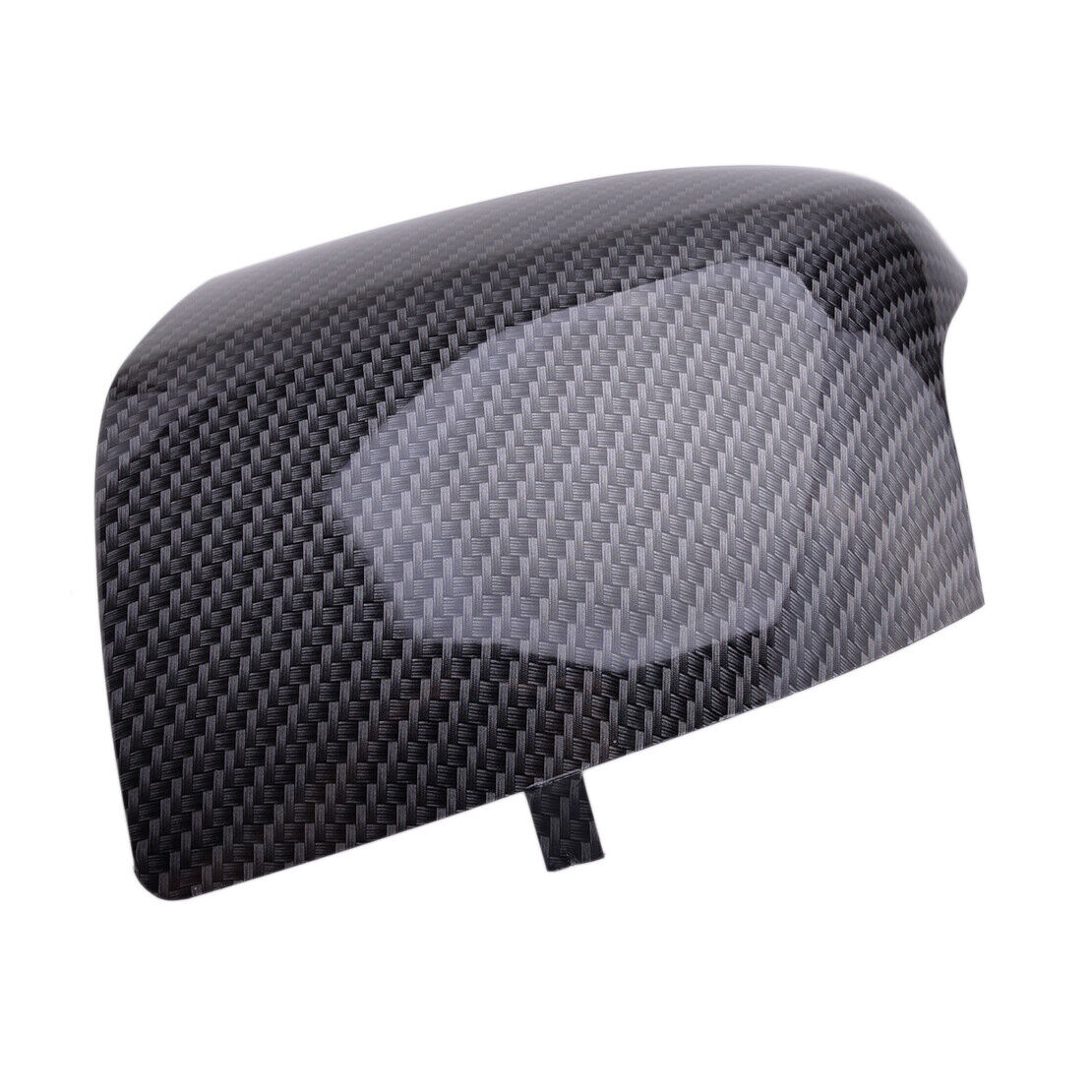 Left Carbon Fiber Style Rear View Wing Mirror Cover Trim Fit For Ford Focus Mk2