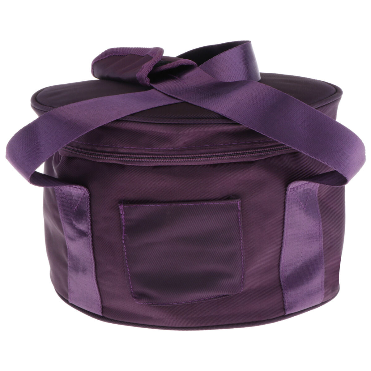 14inch  Handmade Singing Bowl Yoga Bag with Handle Accessory Dark Purple