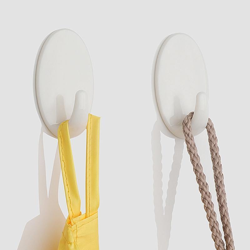 Adhesive Hanging Hooks Easy Installation Sundry Storage Organizer for Door Back