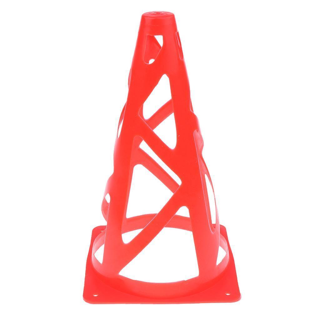 10 Pieces 9" PE Sport Training Traffic Cone for Soccer Football Basketball