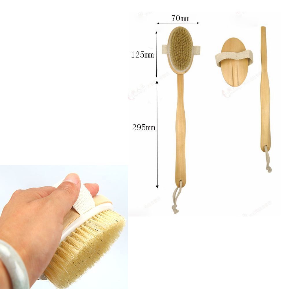 Dry Skin Anti-slip Shower Scrubber Body Massager Exfoliation Brush Cleaner