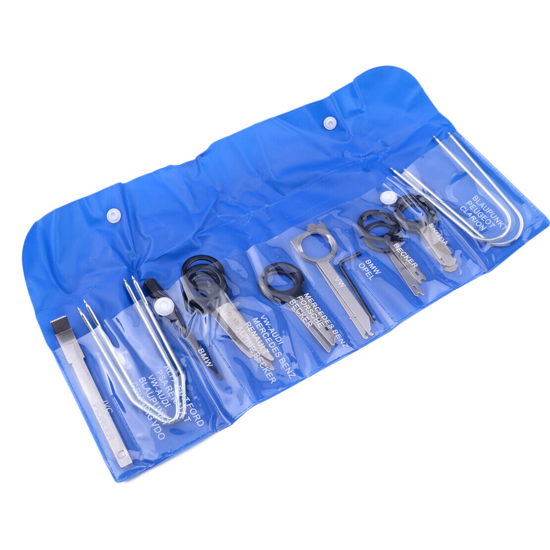 20Pcs Car Interior Radio Removal Install Tool Audio Stereo CD Release Key Kit Ld