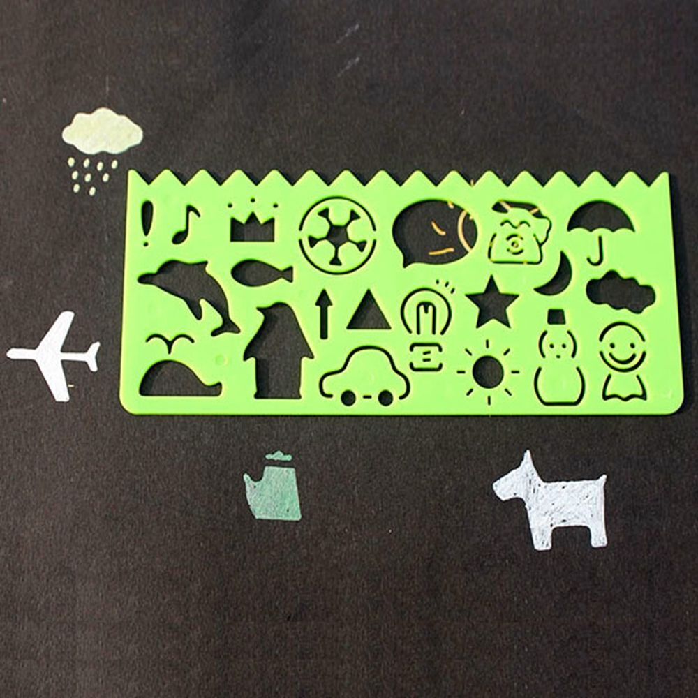 Ruler Animal Drafting Tools Stationery For Students Learning Draw Pictures