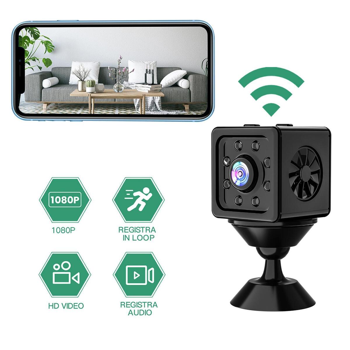 Cordless Safety Wi-Fi Camera Mini Small IP Camera Smart Home IR