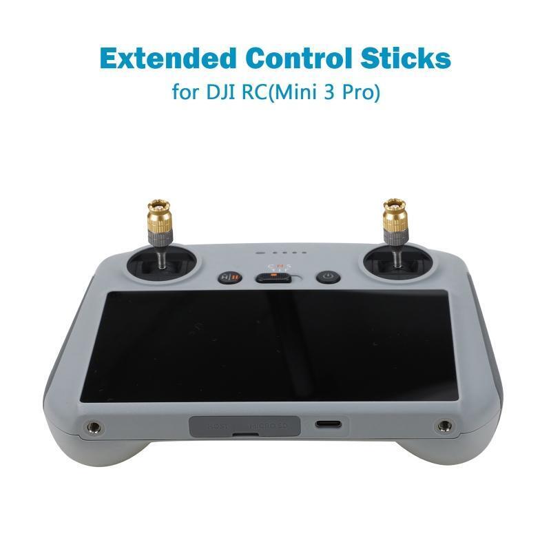Aluminum Alloy Control Extended Sticks Thumb Rocker Joysticks for RC/Mini 3 Pro