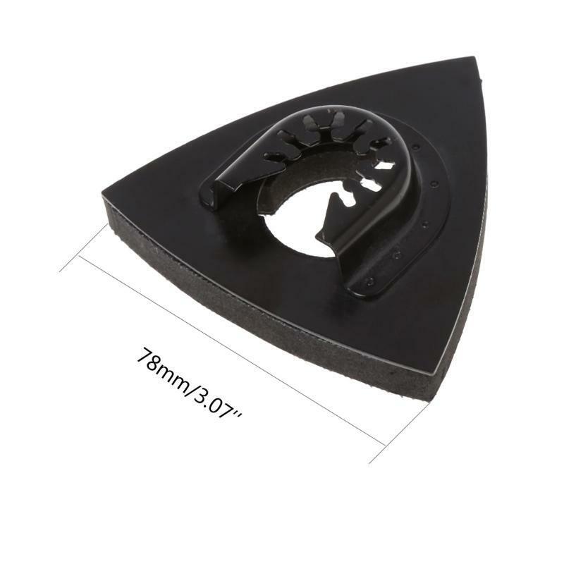 Triangular Oscillating Tool Sanding Pad Quick Release Fits For Dremel Multi Tool