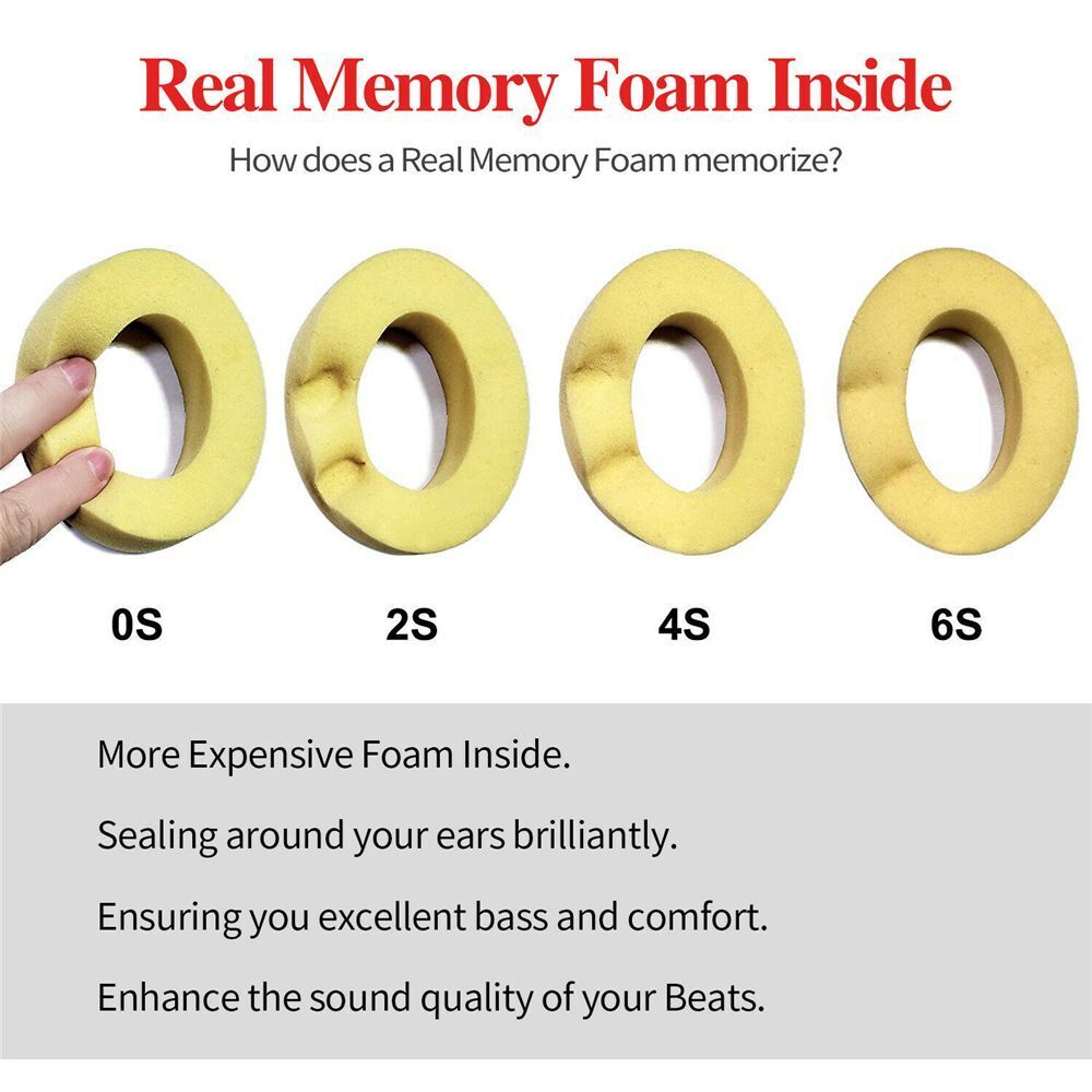 Earbuds Cover Ear Pads Replacement CushionFor Beats Studio 2 3 Wired Wireless