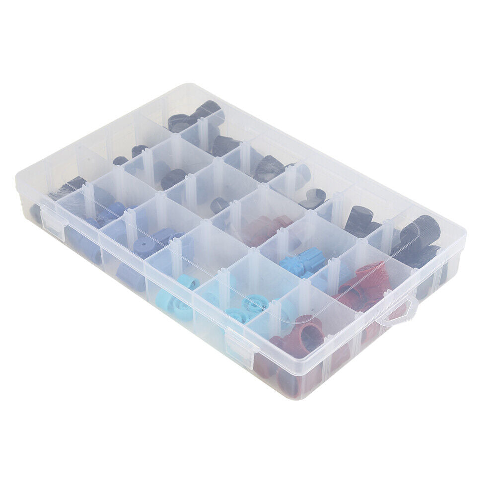 90pcs Car A/C Air Conditioning High Low Side Service Port Caps R134a R12