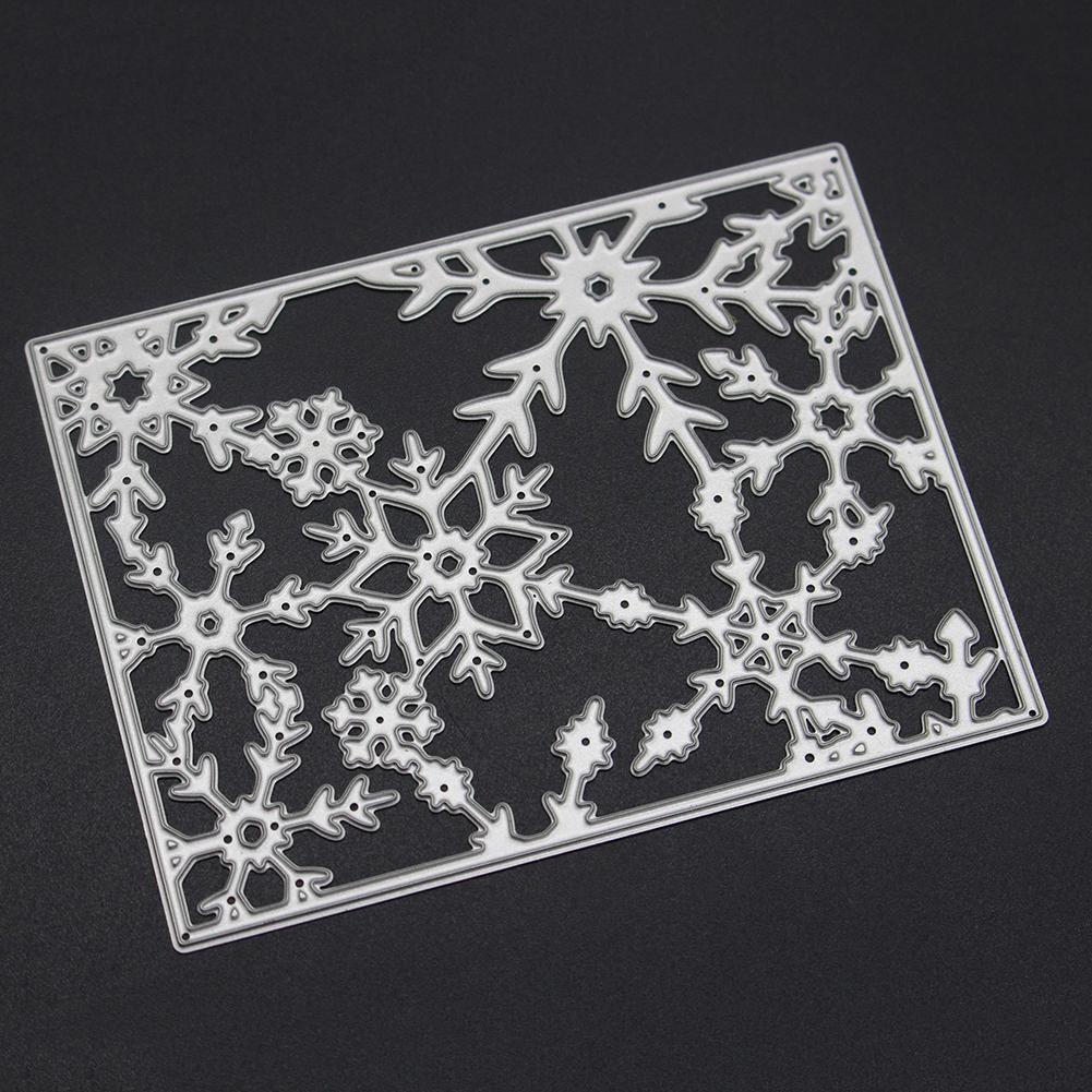 Snowflake Cutting Die Stencil Embossing Scrapbooking Album Craft Frame