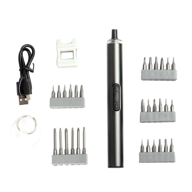 Mini Electric Screwdriver USB Charging Screw Driver Cordless Power Drill Repair