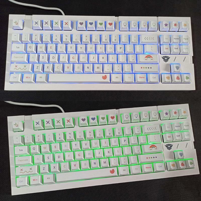 134 Keys Keycap Dye Sublimation Cherry Profile for Mechanical Keyboard Keycap