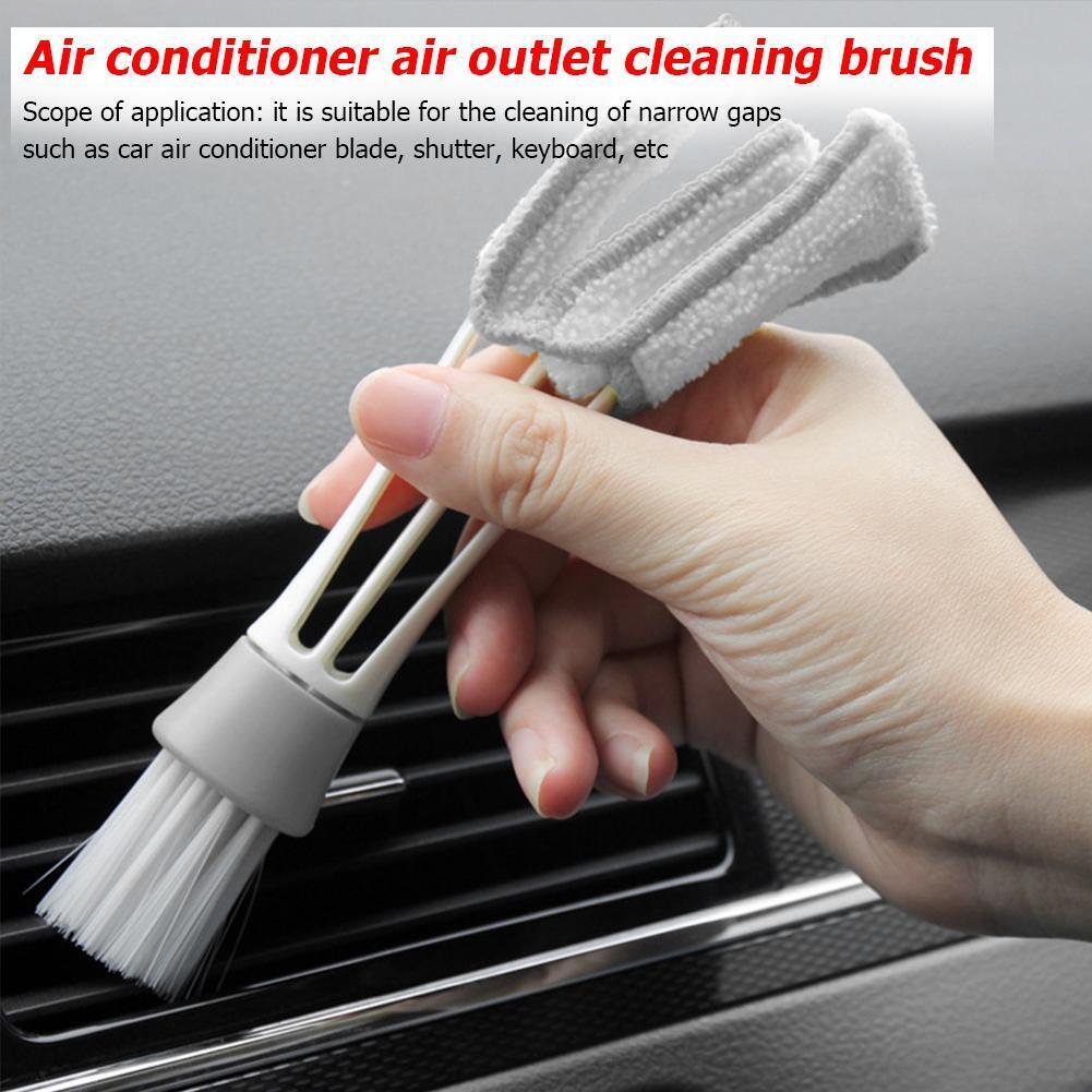 Car Clean Brush Versatile Vent Slit Brush Blinds Keyboard Cleaning Brush