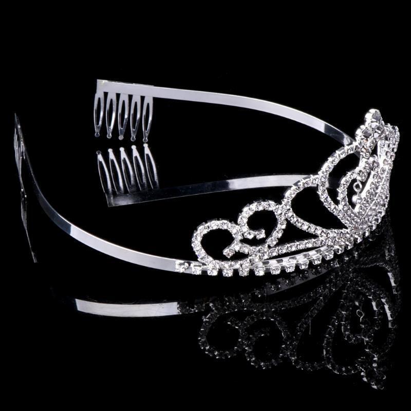 Gorgeous Wedding Bridal Rhinestone Tiara Crown Headband Comb Pin Headdress Prom