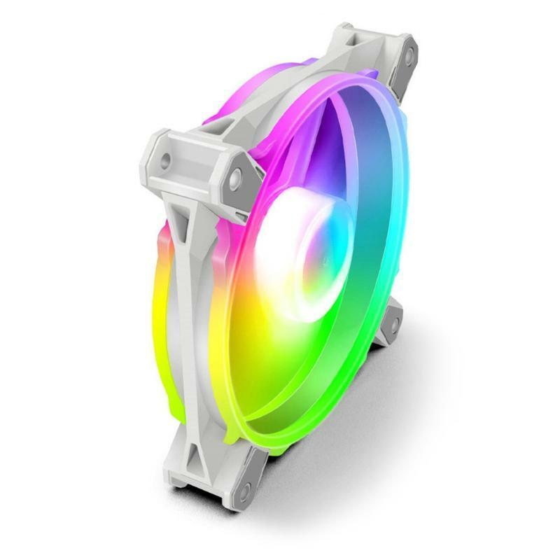 Coolmoon X3 6Pin PWM Chassis Fan 12cm Mute ARGB Desktop Host Chassis Cooling Fan