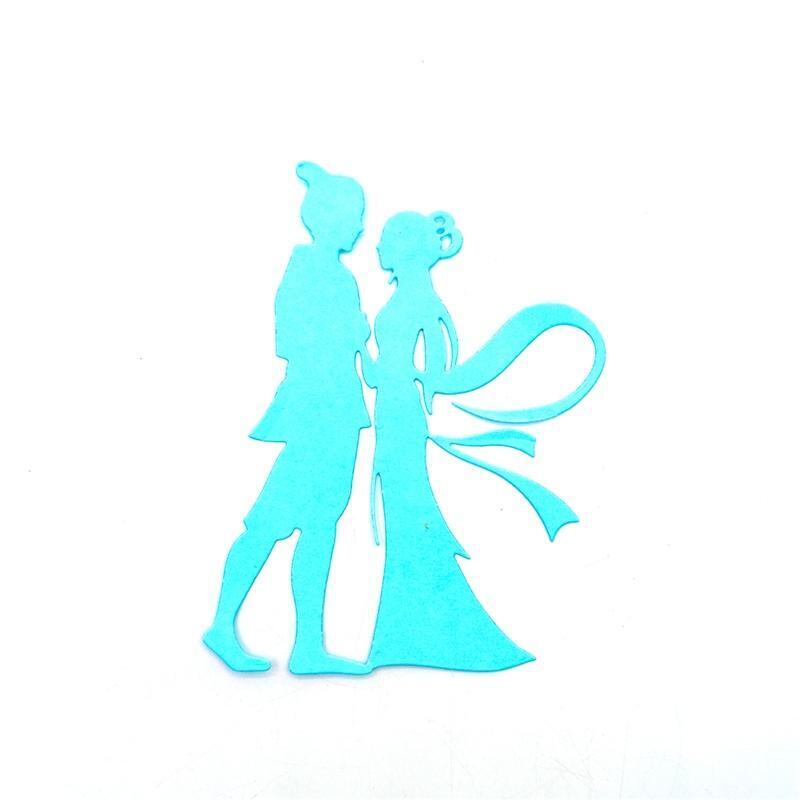Couple Dancer Metal Cutting Dies Scrapbooking Stencil Die Cuts Card Embossing